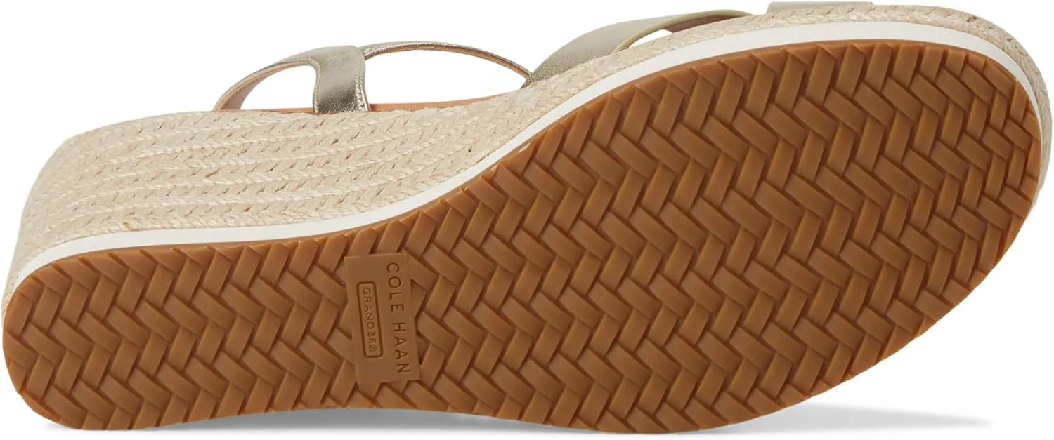 Cole Haan Women's Cloudfeel Silvee Espadrille Wedges Sandal