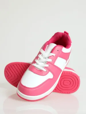Colourblock Skater Sneaker - Pink