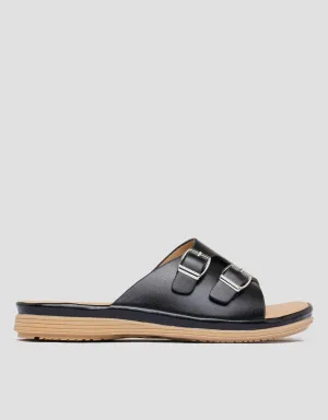 Connexion Detail Buckle Sandal Slipper Wanita