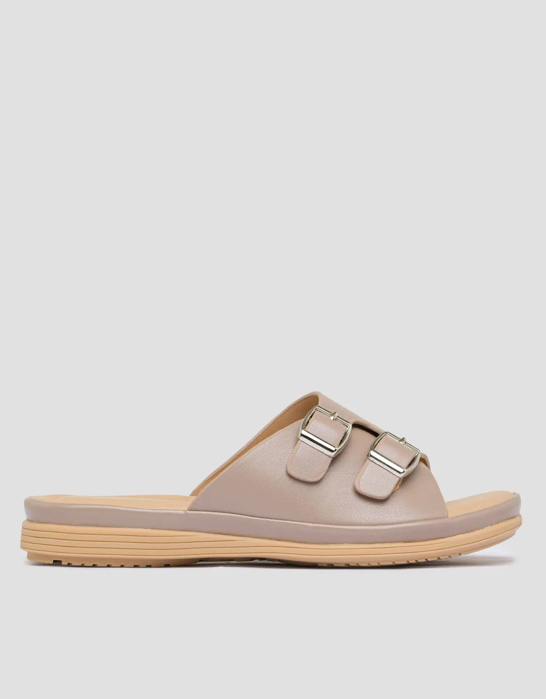Connexion Detail Buckle Sandal Slipper Wanita