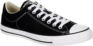 Converse Unisex Chuck Taylor High Street Canvas Sneaker - Lace up Closure Style - Black White 10.5