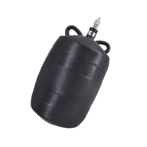 Cosyhat 1PC Natural Rubber Drain Air Bag Fit 2" 4" 6" 8" 10" Inner Diameter Pipe Natural Inflatable Bung Stop Plug Block(Fit 240-260mm ID Tub)