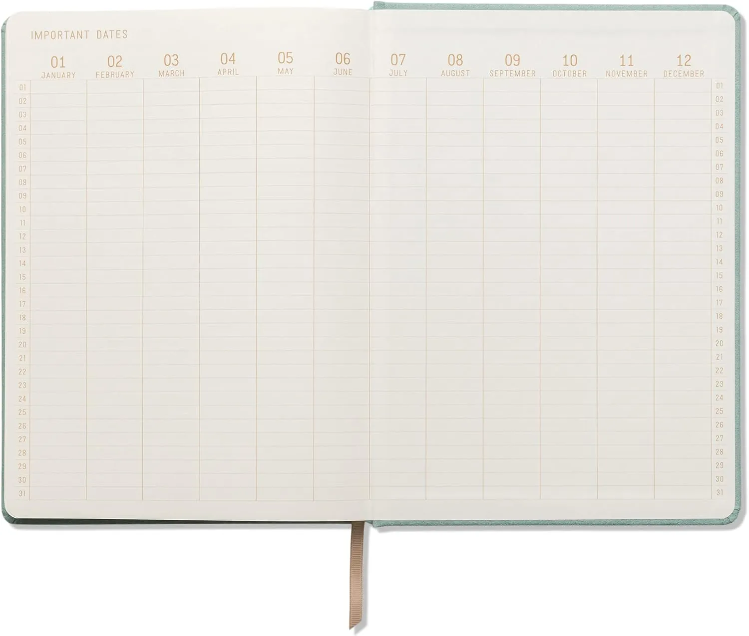 DesignWorks Ink Mineralogy Green Crystal 7.5" x 10.25" Jumbo Journal Notebook with Vegan Suede Cover, Gold Accents, Lined Pages, Ribbon Marker for Work, Writing, Journaling