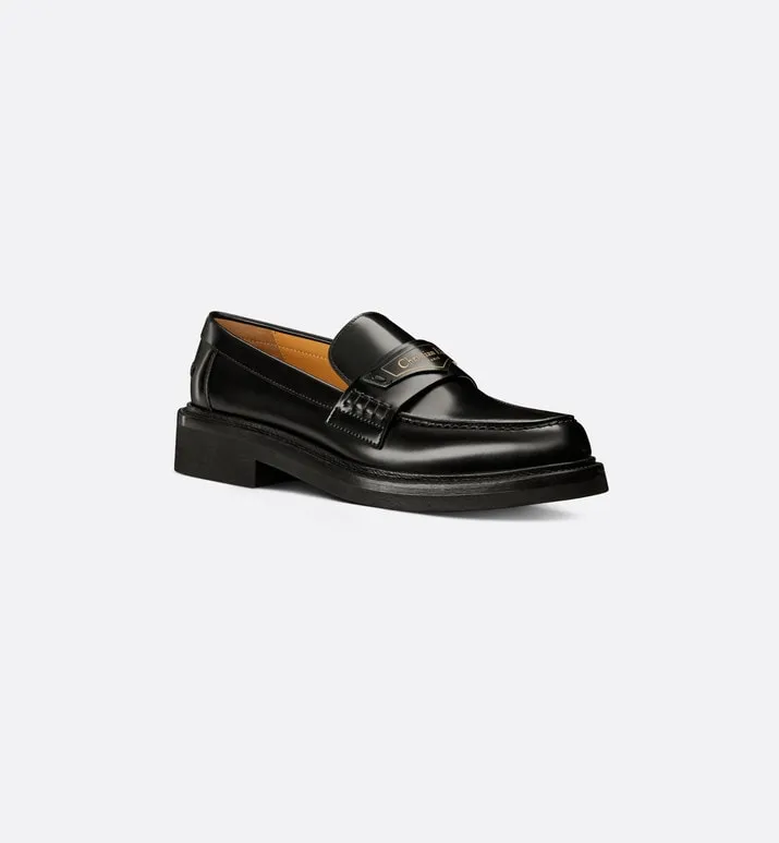 Dior Boy Loafer • Black Brushed Calfskin