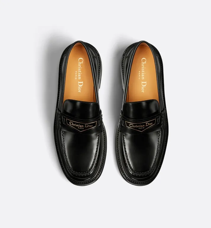 Dior Boy Loafer • Black Brushed Calfskin