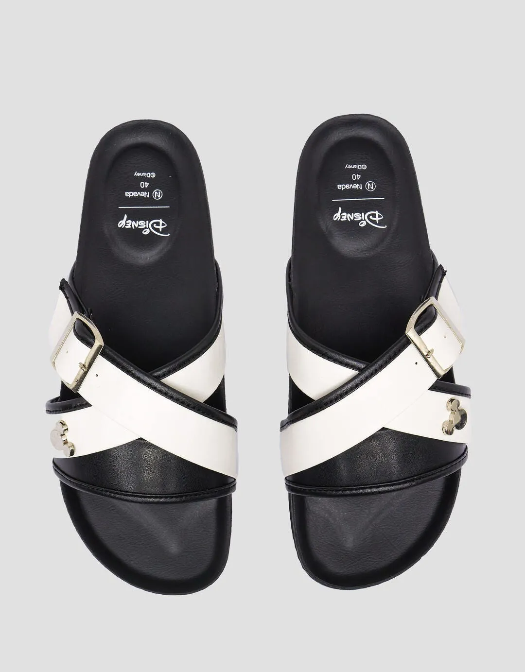 Disney Detail Buckle Sandal Slipper Wanita
