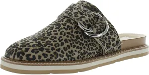 Dolce Vita Women's Verna Mule, TAN/Black Dusted Leopard Suede, 9.5