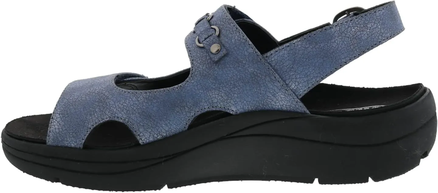 Drew Selina Womens Therapeutic Hook And Loop Comfort Sandal