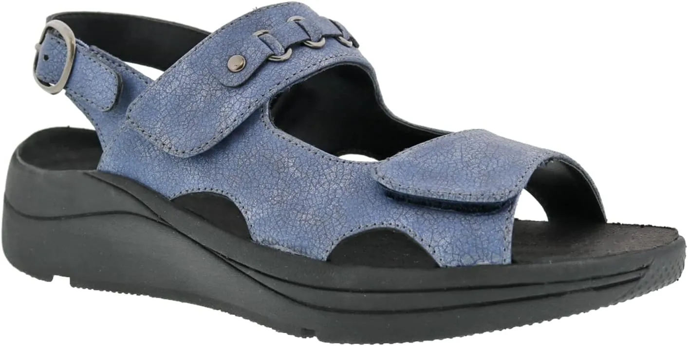 Drew Selina Womens Therapeutic Hook And Loop Comfort Sandal