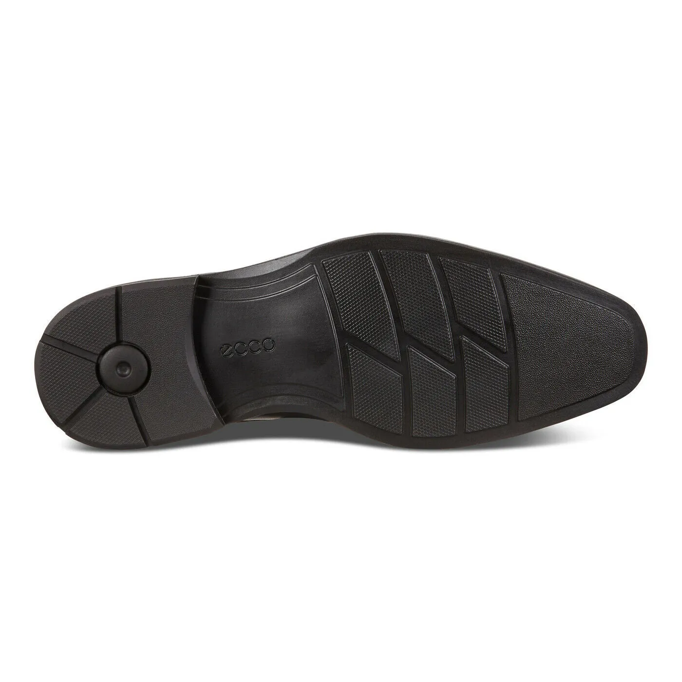 ECCO Men's 640734 Calcan Black Leather Comfort Slip On Dress Shoe