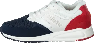 El Nyc84 Sued Af Wht/dk Blu/red