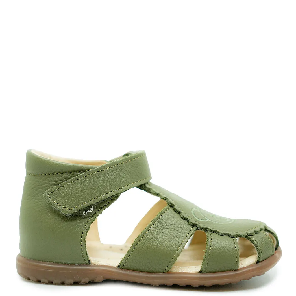 Emel Forest Teddy Closed Toe Baby Sandal