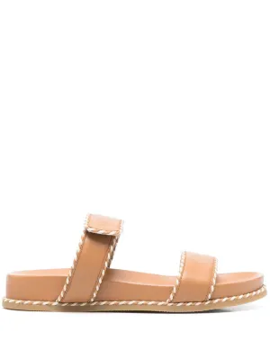 Emporio Armani exklusiva lädersandaler