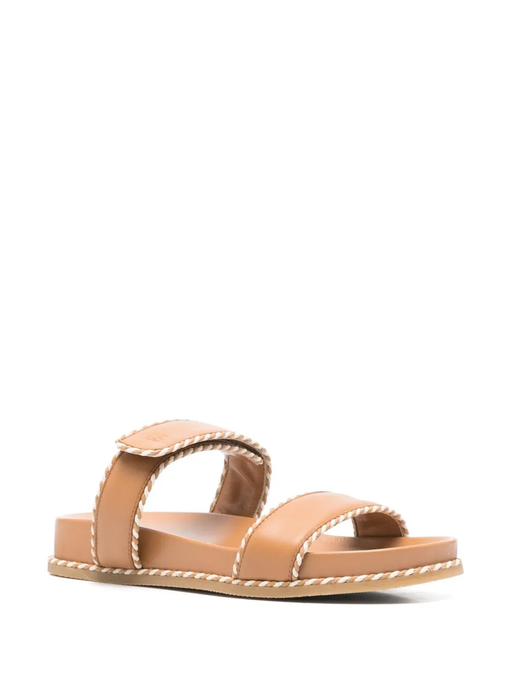 Emporio Armani exklusiva lädersandaler