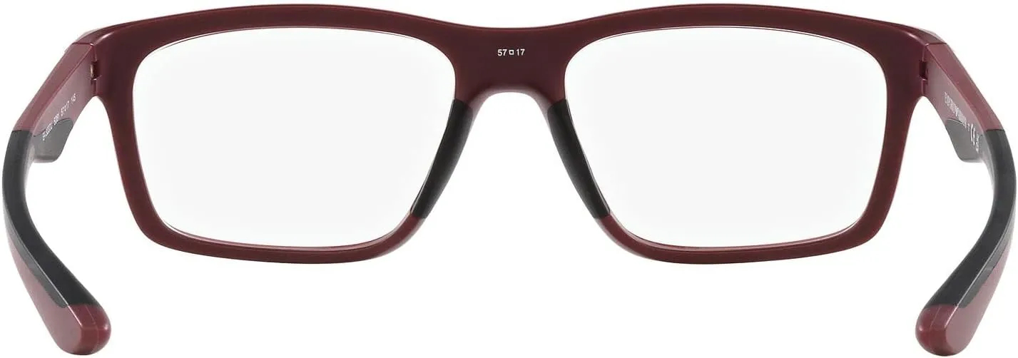 Emporio Armani Men's Ea3220u Universal Fit Rectangular Sunglasses