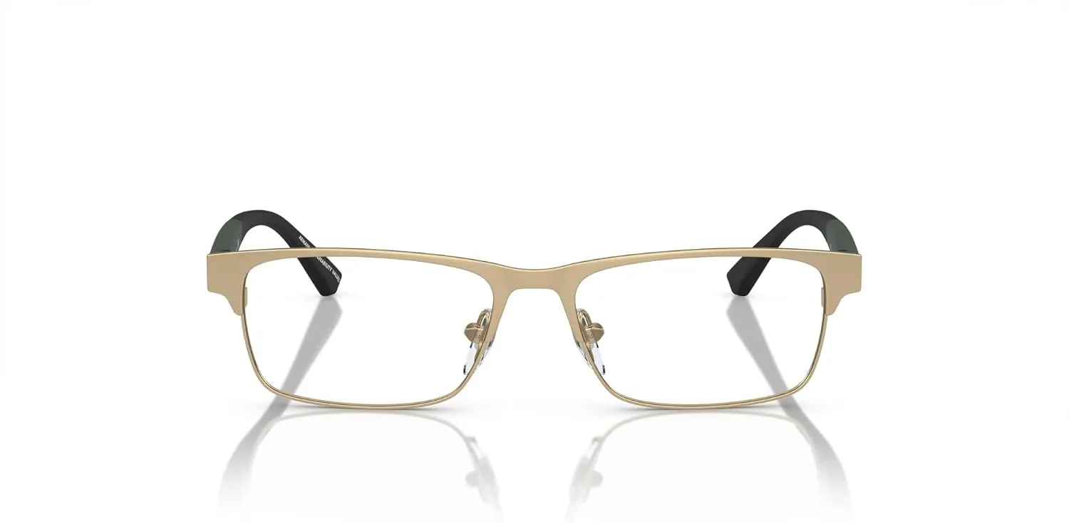Emporio Armani Men's Ek1001 Rectangular Prescription Eyewear Frames