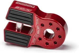 Factor55 00050-01 Flatlink Original Folding Winch Shackle Bracket Max Load Rating 16,000 lb Ultimate Failure Greater Than 40,000 lb Ideal for 4x4 Off Road Adventures – Red
