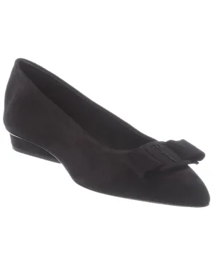Ferragamo Viva Suede Flat