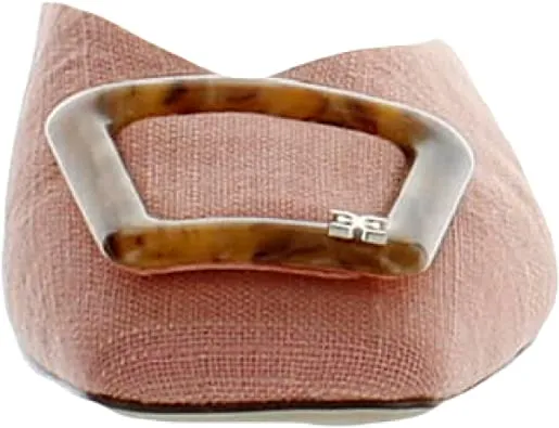 Festive offer Mules All-encompassing selection Toe Linen Flat Clay Buckled Edelman On Fashion Square Lavina Sam Slip
