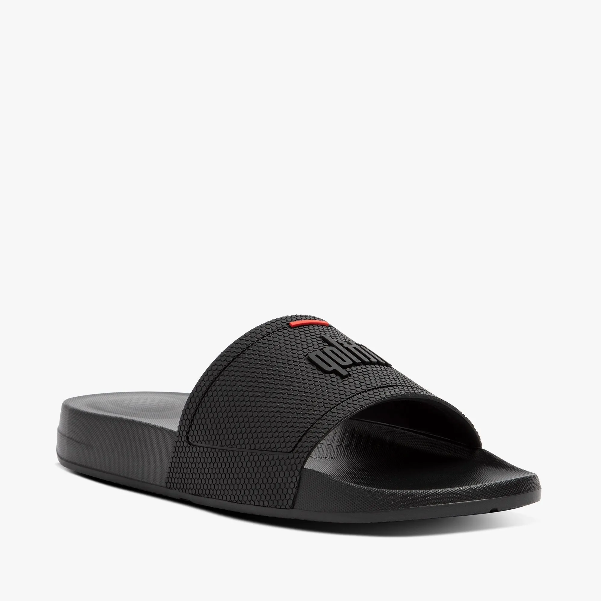 FitFlop IQUSHION SLIDE Womens Rubber Sandals All Black
