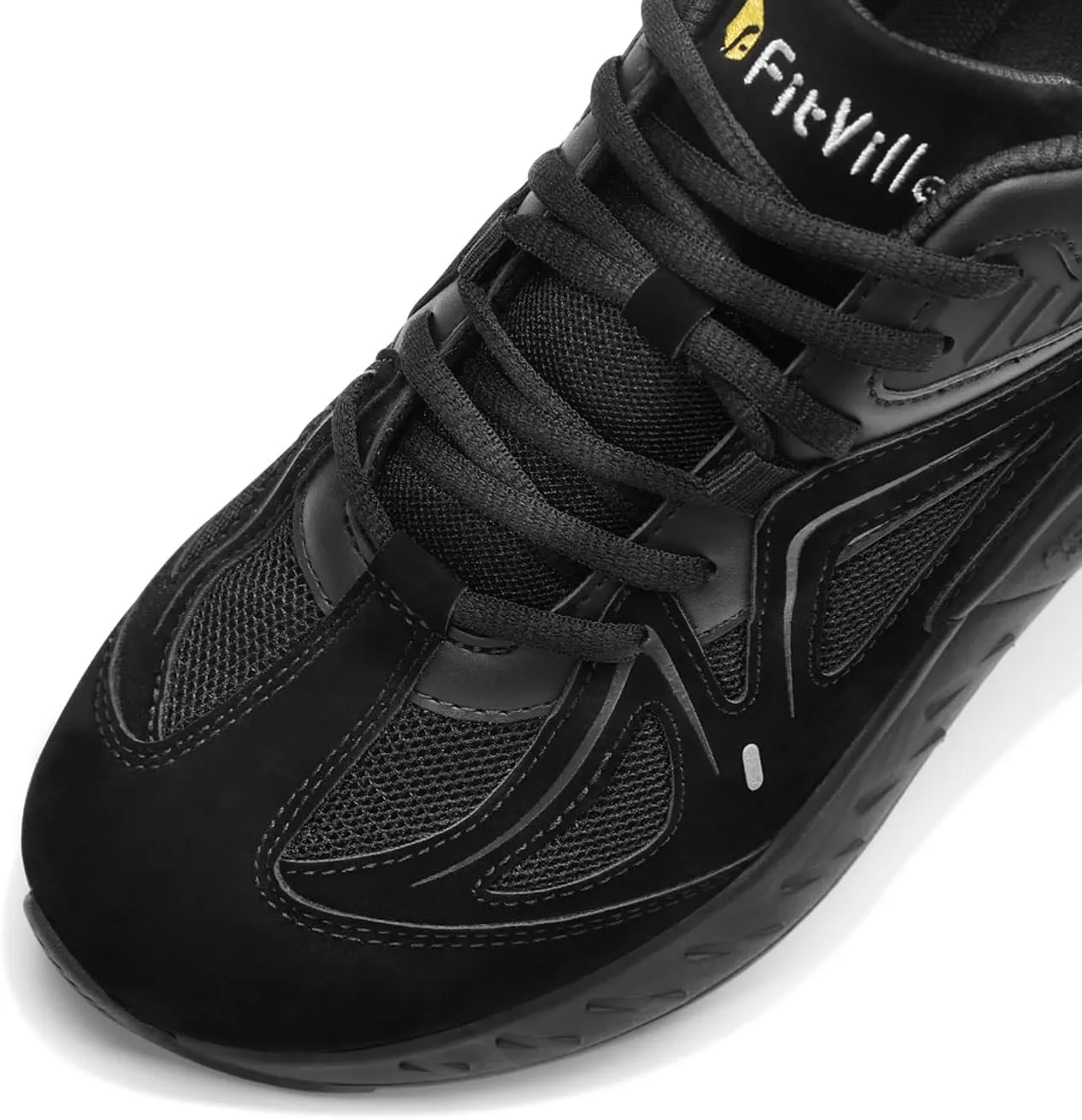 FitVille Extra Wide Walking Shoes for Men Wide Width Sneakers for Flat Feet Arch Fit Heel Pain Relief - Rebound Core