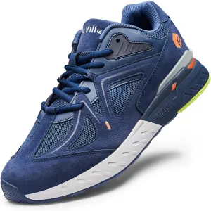 FitVille Extra Wide Walking Shoes for Men Wide Width Sneakers for Flat Feet Arch Fit Heel Pain Relief - Rebound Core