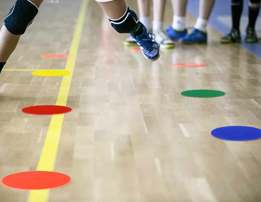 Flat Rubber Agility Marker Cones