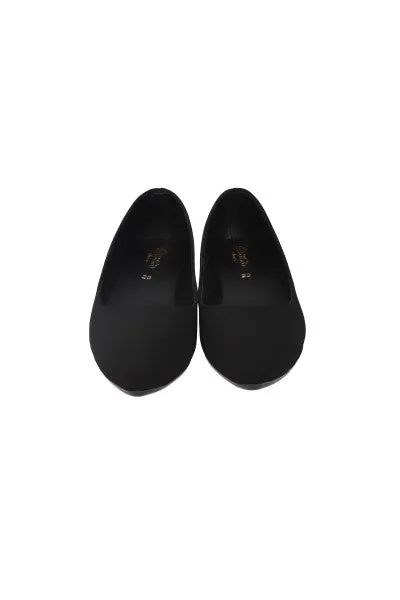 Flat suede puntal lisa