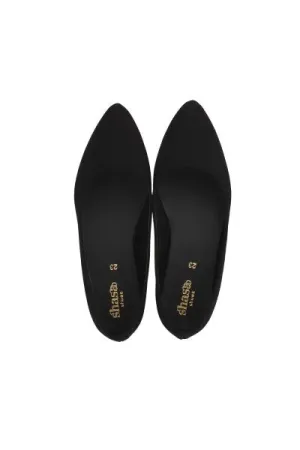 Flat suede puntal lisa