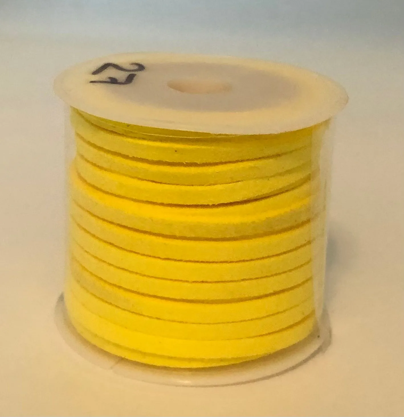 Flat synthetic suede cord