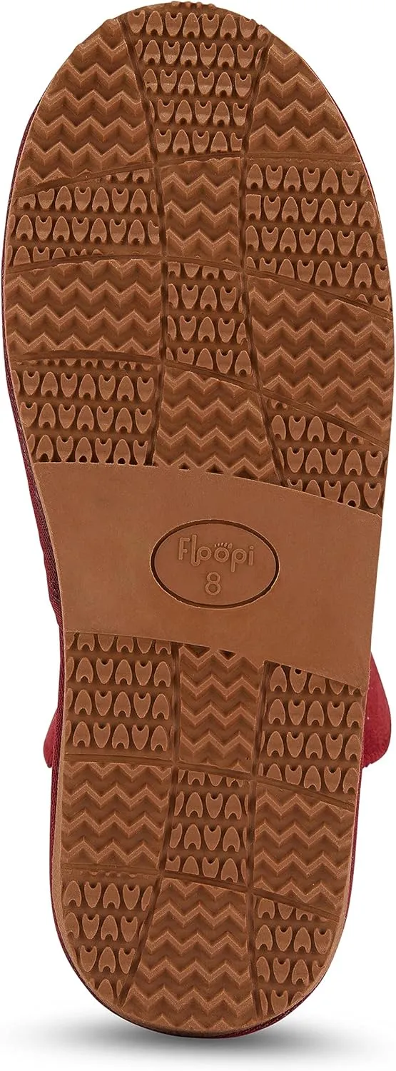 Floopi Warm Winter Boots for Women- Classic Ankle Cut, Eco-Friendly Suede Exterior, Faux Fur- Plush Interior- Anti-Skid Flat Sole, Casual Everyday Wear