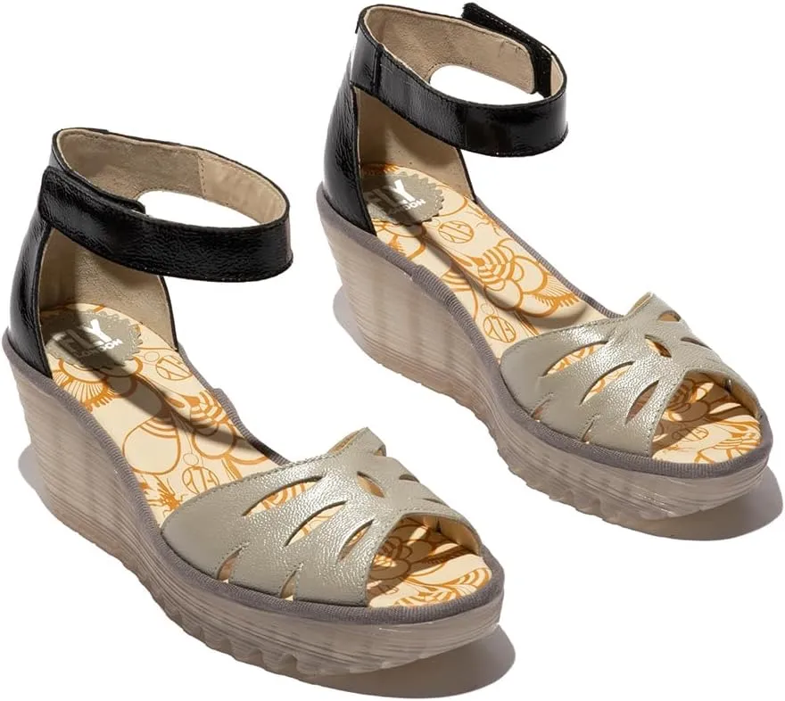 FLY London Women's Yelu454fly Wedge Sandal