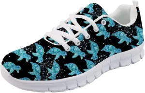 Forchrinse Green Cactus Printed Running Shoes Non-Slip Casual Sneaker for Men Women