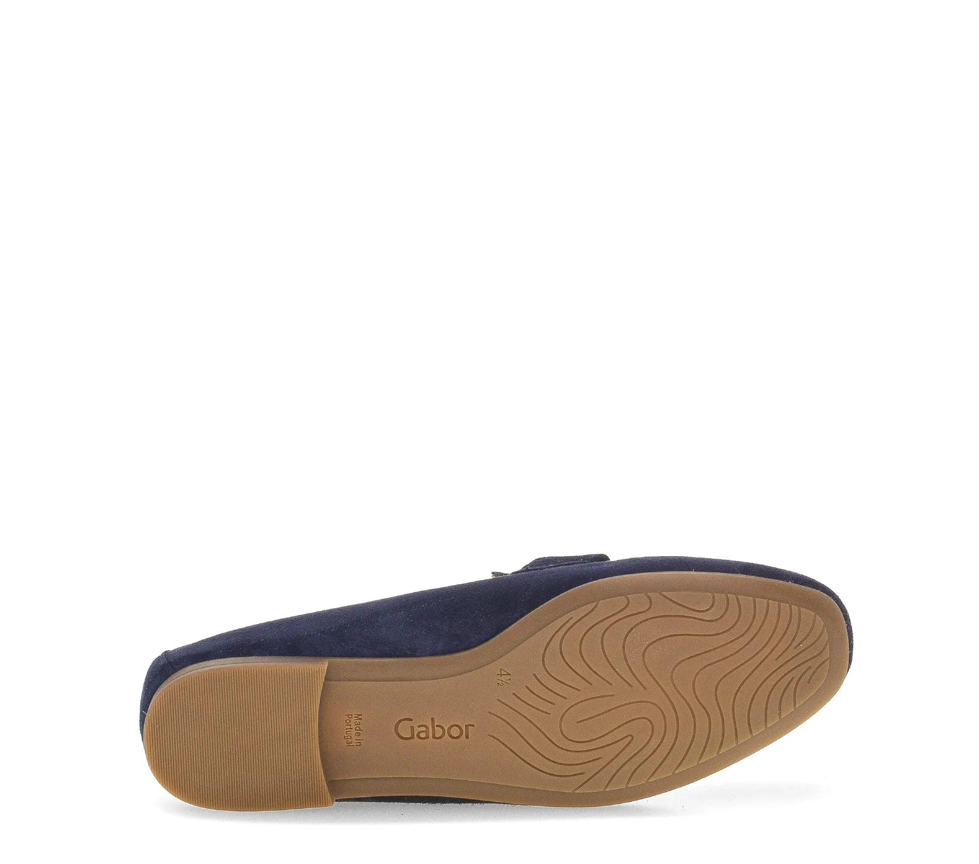 GABOR - 65.211.36 FLAT LOAFER - NAVY SUEDE