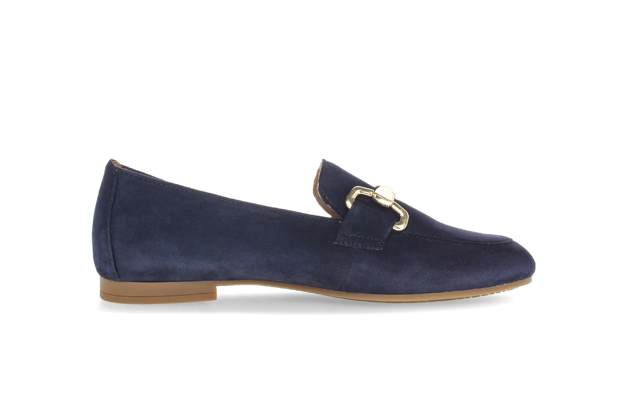 GABOR - 65.211.36 FLAT LOAFER - NAVY SUEDE