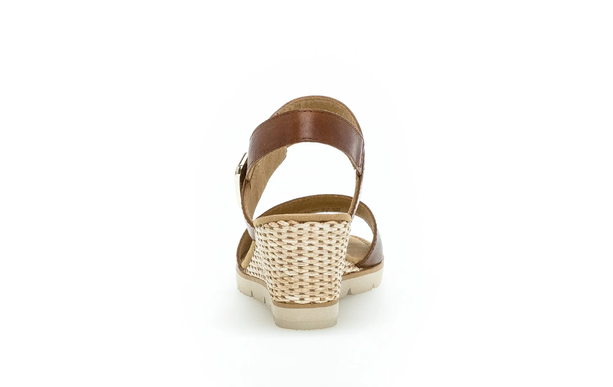 GABOR - 65.751.24 HIGH WEDGE SANDAL - TAN