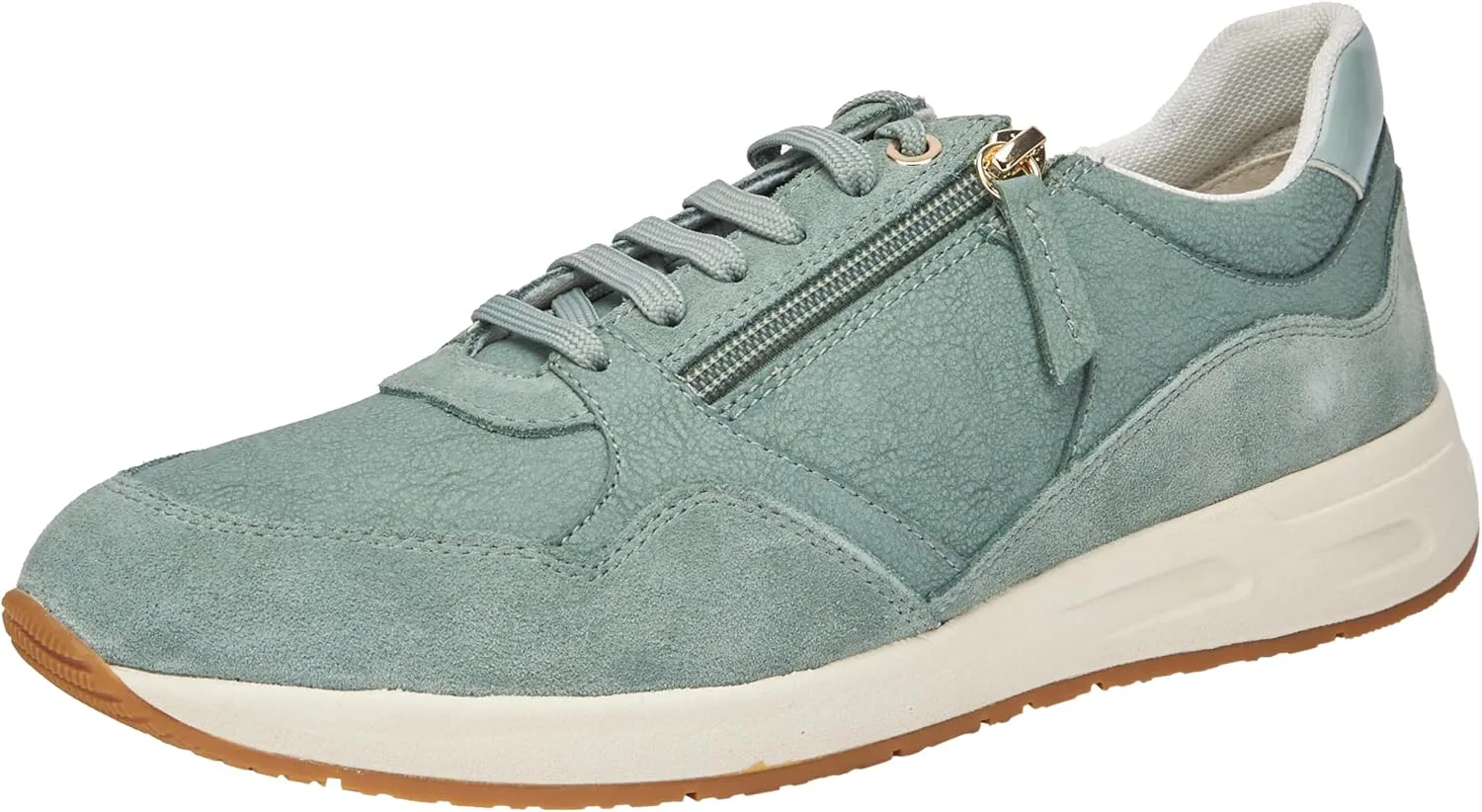 Geox Girls' D Bulmya B Trainers, Lt Green, 7