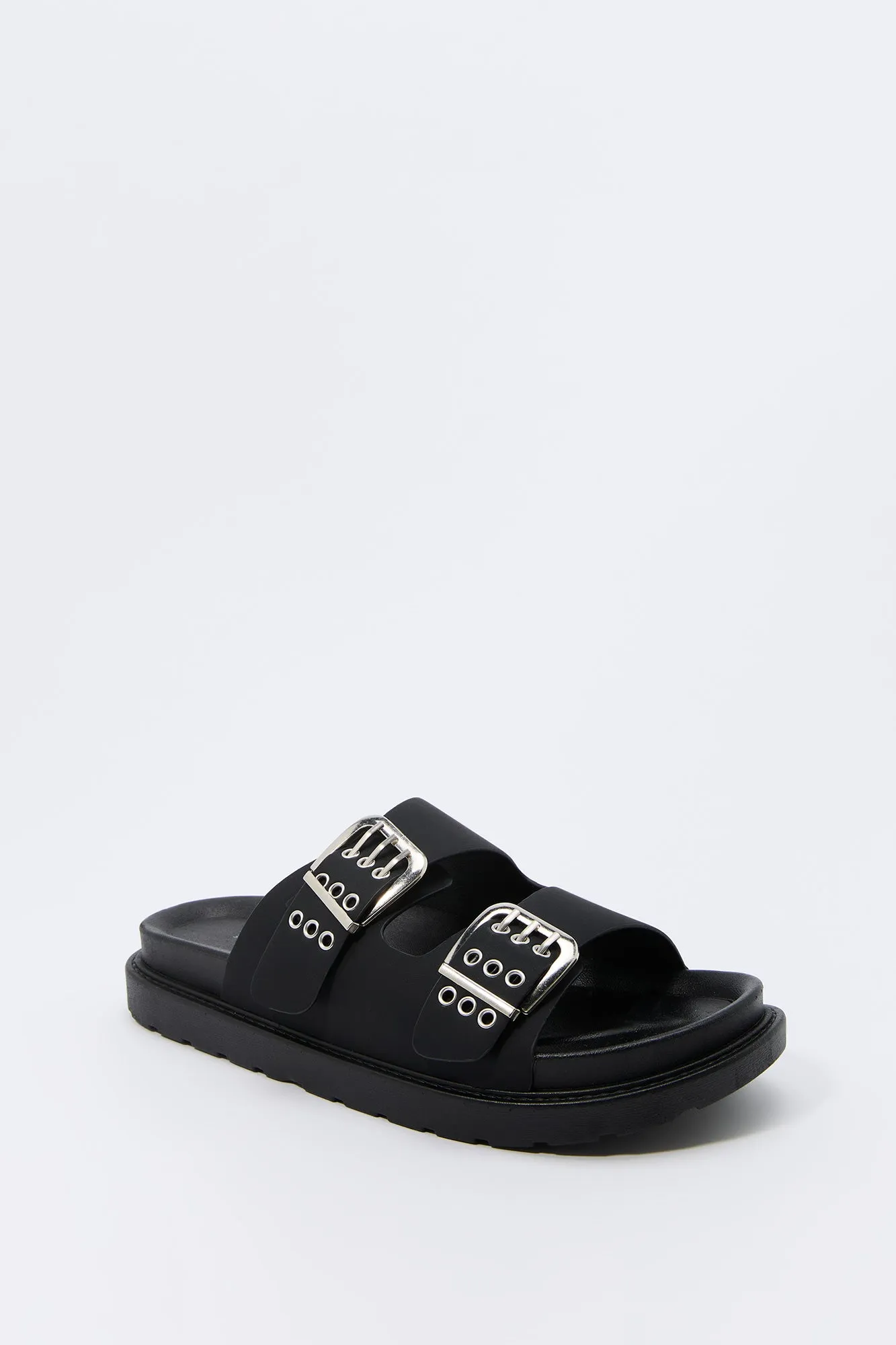 Grommet Buckle Sandal