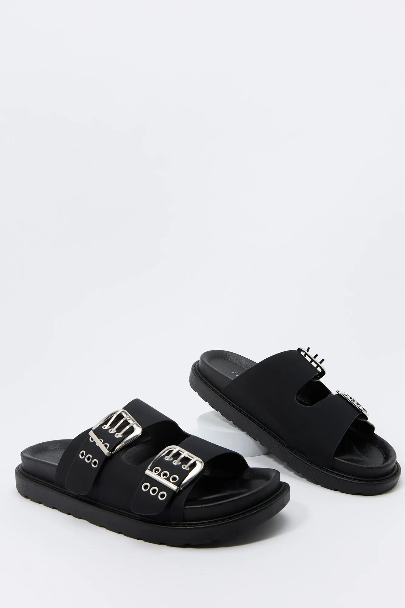 Grommet Buckle Sandal