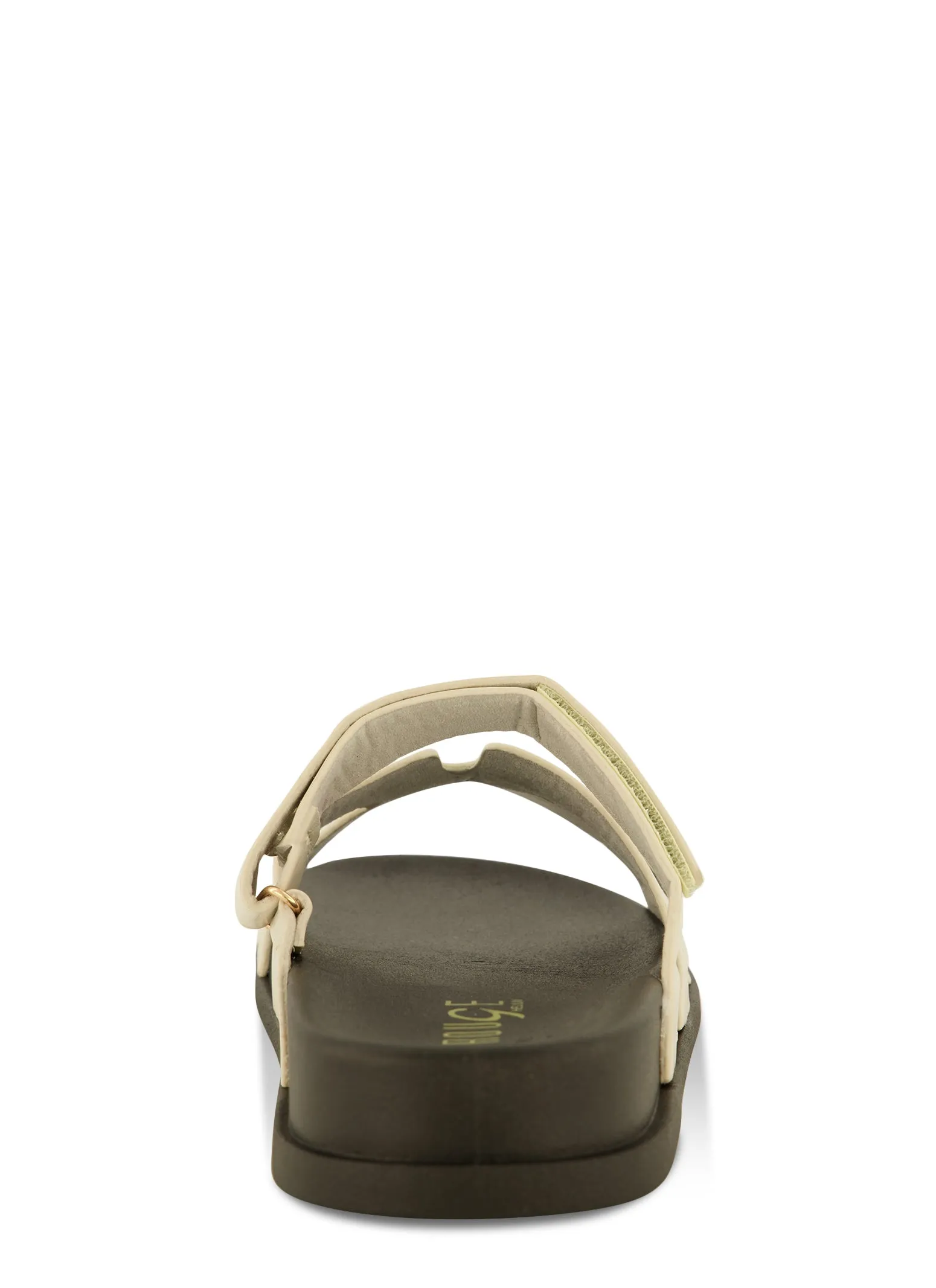 H Band Velcro Slide Sandals