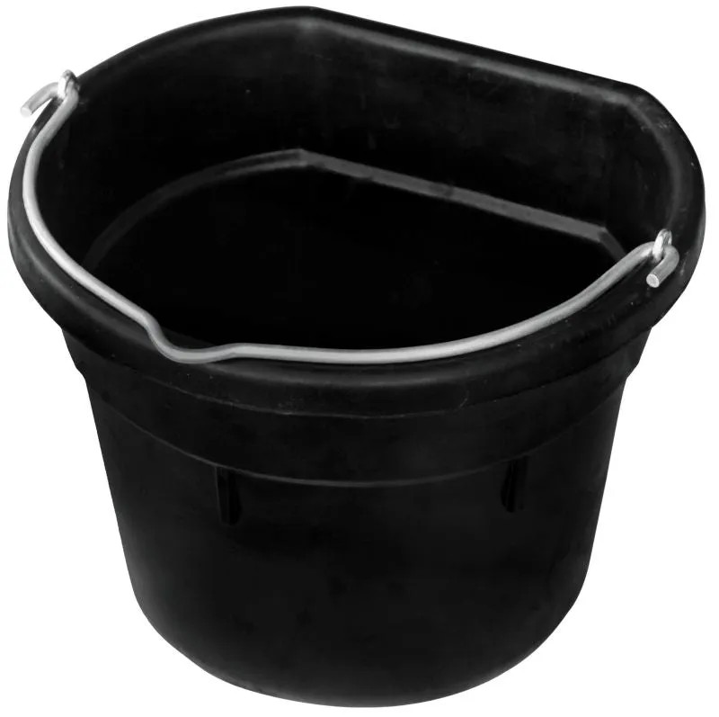 Heated Rubber Flat-Back Bucket
