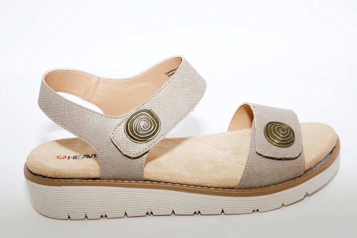 HEAVENLY FEET - Caroline Taupe Sandal