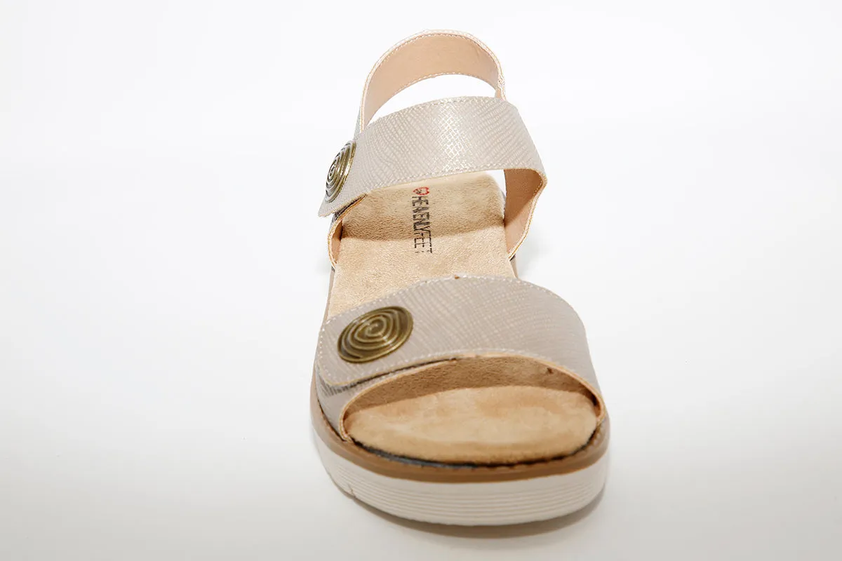 HEAVENLY FEET - Caroline Taupe Sandal