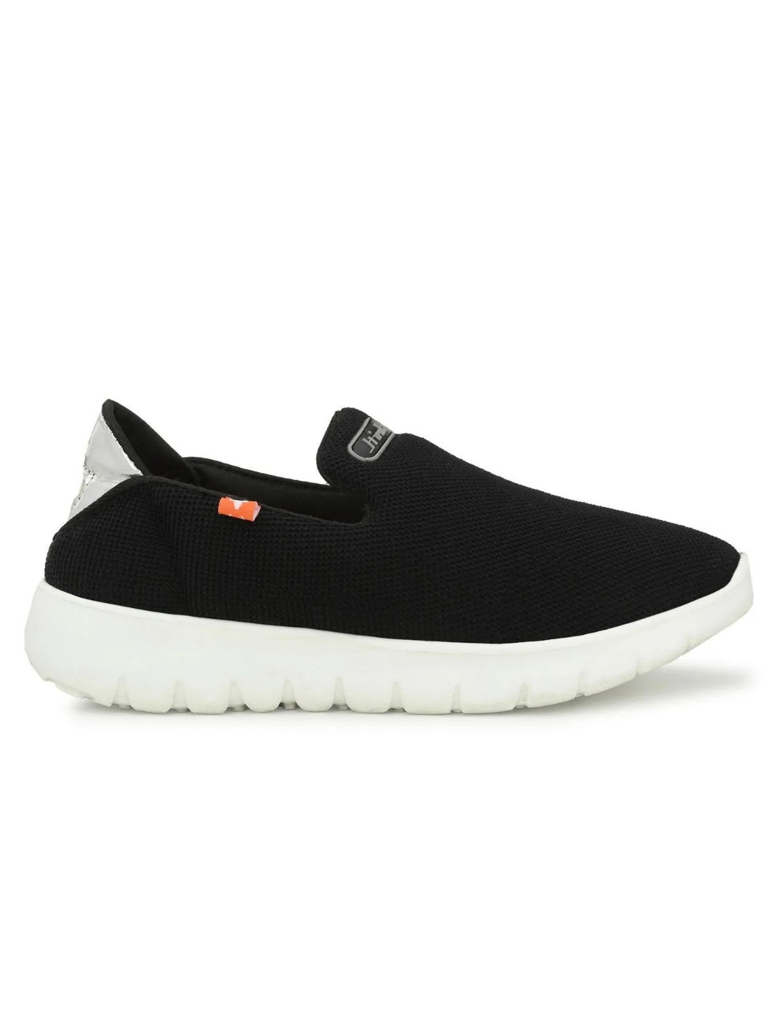 Hirolas® Women Black Mesh Fitness Slip-On Sports_Shoes (HRLWF14BLK)