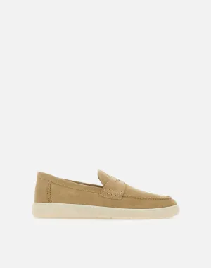 Hogan Cool Sand Suede Loafers