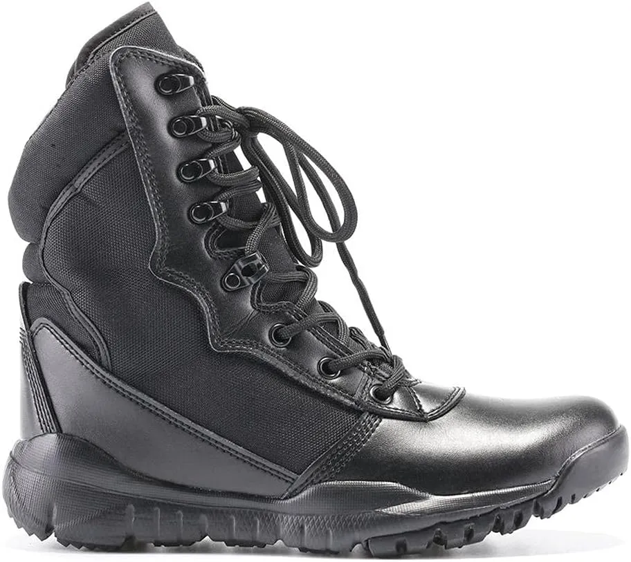 hongrenamz Men's Waterproof Camping Hiking Trekking Boots Ankle High-top