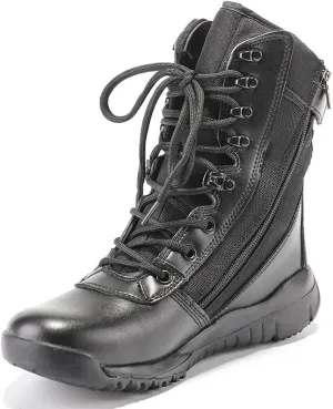 hongrenamz Men's Waterproof Camping Hiking Trekking Boots Ankle High-top