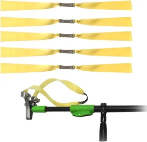 Hunting Slingshot Rifle Bands，5 Pcs Slingshot Replacement Bands Highly Elastic Rubber Bands for Telescopic Rod Slingshot Catapult, Flat Band Slingshots for Adults