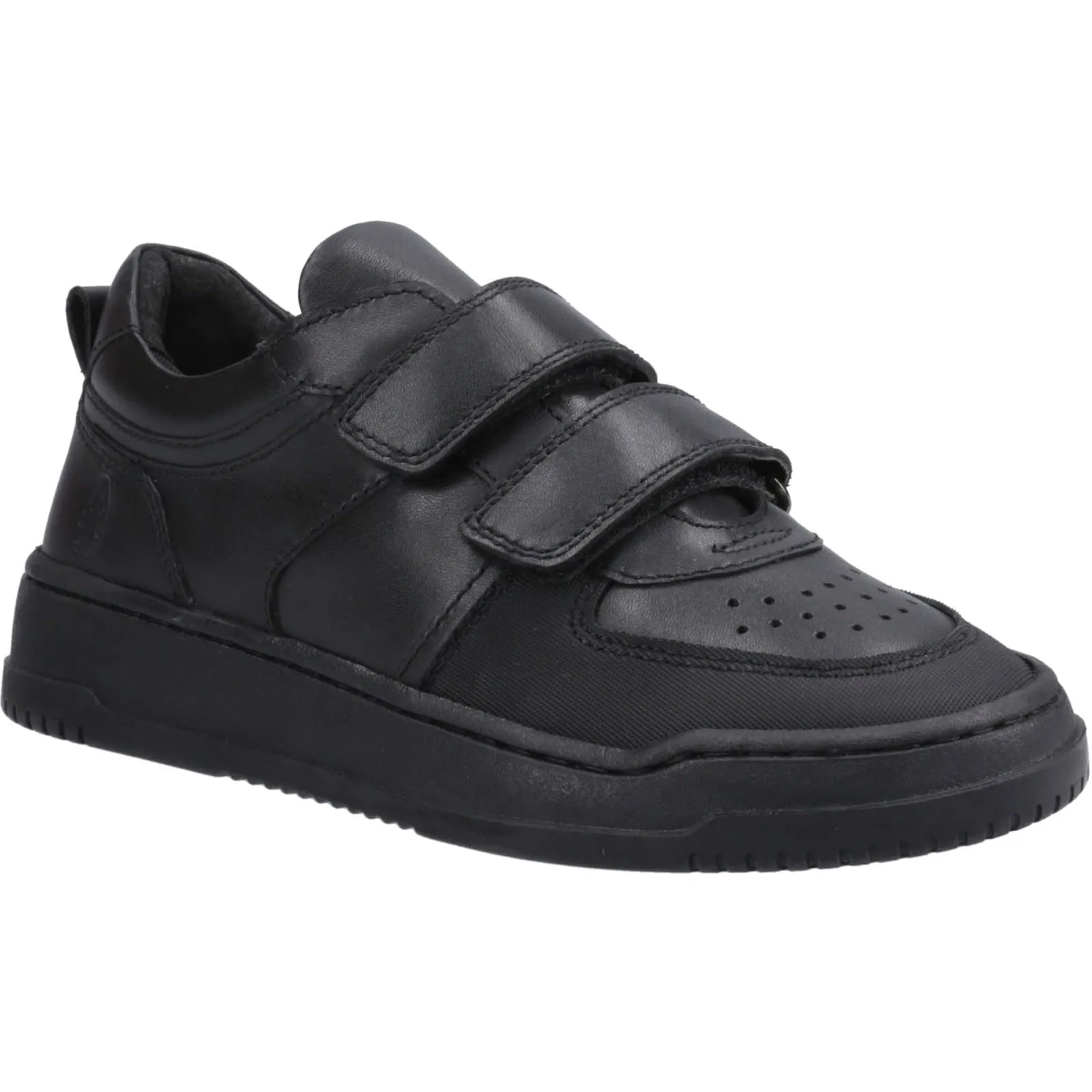 Hush Puppies Daxton Leather Boys's Black Trainers