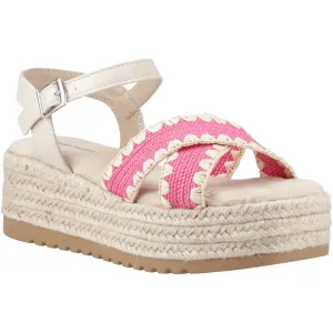 Hush Puppies Jemma Espadrille Polyurethane Women's Fuchsia Sandals